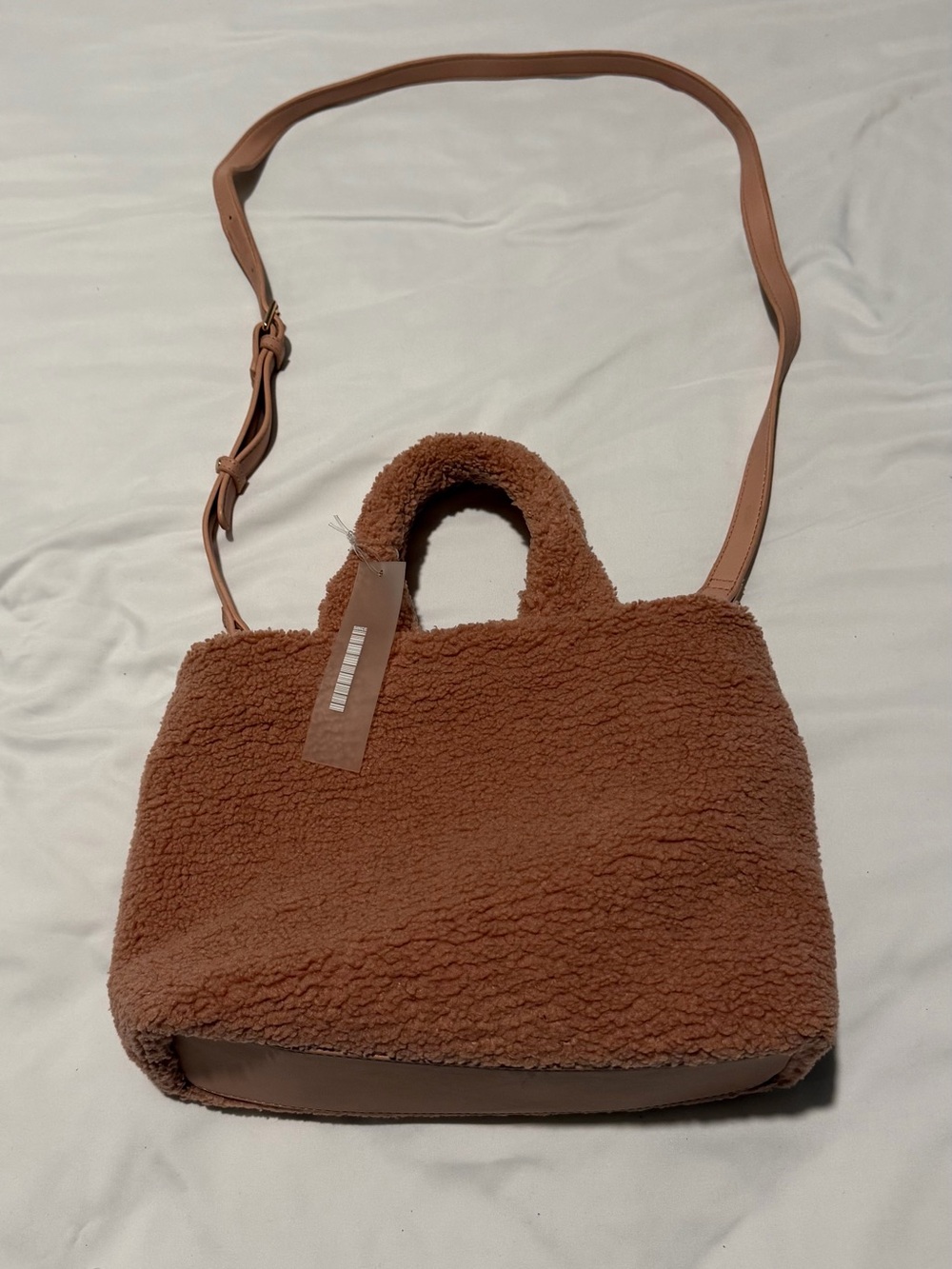 Tote Bag in Pink Brown - Versatile Women’s Shoulder & Hand Carry